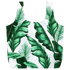 Banana Leaves And Fruit Isolated With Four Pattern Full Print Recycle Bags (l)  by Celenk