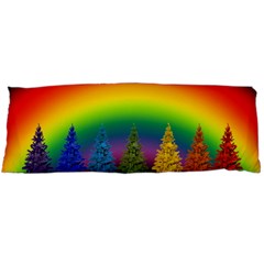Christmas Colorful Rainbow Colors Body Pillow Case (dakimakura) by Celenk