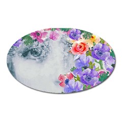 Flower Girl Oval Magnet by NouveauDesign