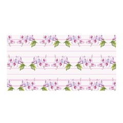 Floral Pattern Satin Wrap by SuperPatterns