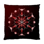 Mandala Red Bright Kaleidoscope Standard Cushion Case (One Side)