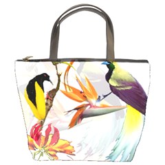 Birds Of Paradise Bucket Bags by TKKdesignsCo