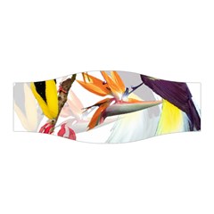 Exotic Birds Of Paradise And Flowers Watercolor Stretchable Headband