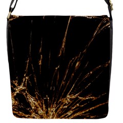 Background Abstract Structure Flap Messenger Bag (s) by Celenk