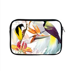 Exotic Birds Of Paradise And Flowers Watercolor Apple Macbook Pro 15  Zipper Case