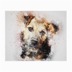 Dog Animal Pet Art Abstract Small Glasses Cloth by Celenk