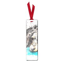 Dog Animal Art Abstract Watercolor Small Book Marks by Celenk