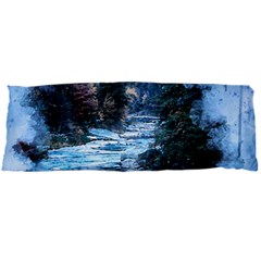 River Water Art Abstract Stones Body Pillow Case Dakimakura (two Sides) by Celenk