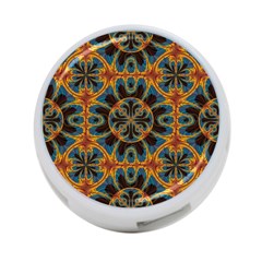 Tapestry Pattern 4-port Usb Hub (one Side) by linceazul