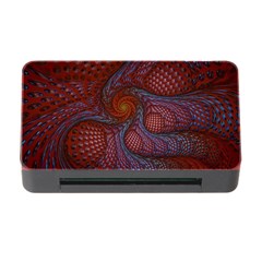 Fractal Red Fractal Art Digital Art Memory Card Reader With Cf by Celenk