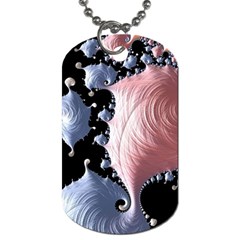 Fractal Art Design Fantasy Science Dog Tag (one Side) by Celenk