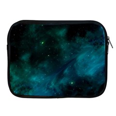 Green Space All Universe Cosmos Galaxy Apple Ipad 2/3/4 Zipper Cases by Celenk