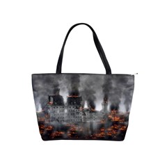 Destruction War Conflict Explosive Shoulder Handbags by Celenk