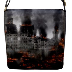 Destruction War Conflict Explosive Flap Messenger Bag (s) by Celenk