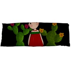 Frida Kahlo Doll Body Pillow Case (dakimakura) by Valentinaart