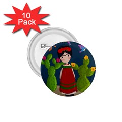 Frida Kahlo Doll 1 75  Buttons (10 Pack) by Valentinaart
