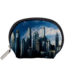 Skyscraper Cityline Urban Skyline Accessory Pouches (small)  by Celenk