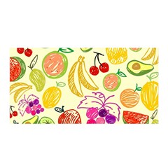 Cute Fruits Pattern Satin Wrap by paulaoliveiradesign