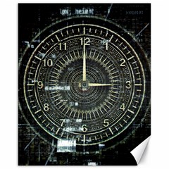Time Machine Science Fiction Future Canvas 16  X 20   by Celenk