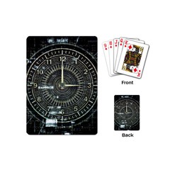 Time Machine Science Fiction Future Playing Cards (mini)  by Celenk