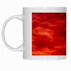 Red Cloud White Mugs