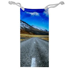 Road Mountain Landscape Travel Jewelry Bag