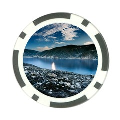 Shore Mountain Water Landscape Poker Chip Card Guard (10 Pack)