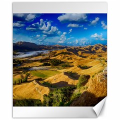 Hills Countryside Landscape Rural Canvas 16  X 20   by Celenk