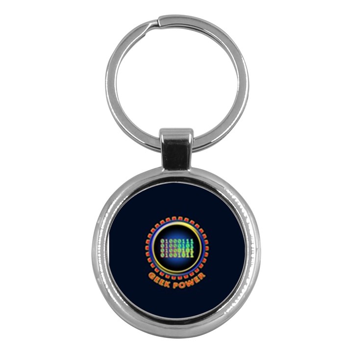 Geek Power Key Chains (Round) 