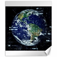 Earth Internet Globalisation Canvas 8  X 10  by Celenk