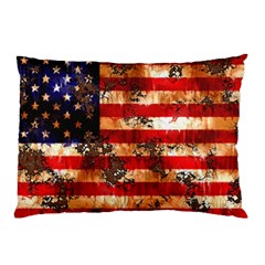 American Flag Usa Symbol National Pillow Case (two Sides) by Celenk