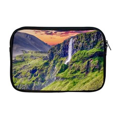 Waterfall Landscape Nature Scenic Apple Macbook Pro 17  Zipper Case by Celenk