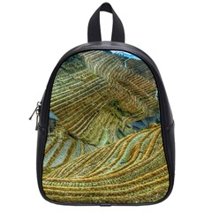 Rice Field China Asia Rice Rural School Bag (small) by Celenk