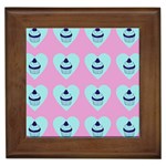 Cupcakes In Pink Framed Tiles Front