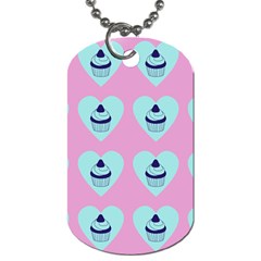 Cupcakes In Pink Dog Tag (two Sides) by snowwhitegirl