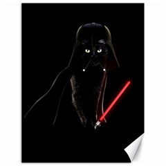 Darth Vader Cat Canvas 18  X 24   by Valentinaart