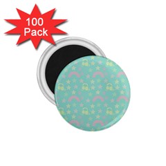 Music Stars Seafoam 1 75  Magnets (100 Pack) 