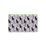 Outside Brown Cats Cosmetic Bag (XS)