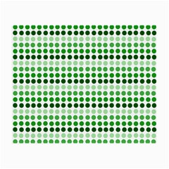 Greenish Dots Small Glasses Cloth (2-side) by snowwhitegirl
