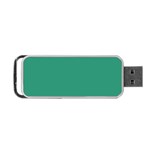 Teal Ocean Portable USB Flash (One Side)