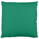 Teal Ocean Large Flano Cushion Case (Two Sides)