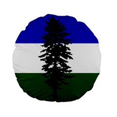 Flag Of Cascadia Standard 15  Premium Flano Round Cushions by abbeyz71