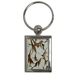 Dry Nature Pattern Background Key Chains (Rectangle) 