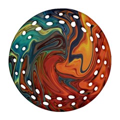Creativity Abstract Art Ornament (round Filigree)