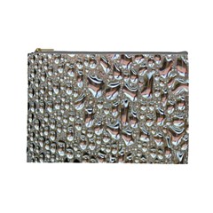 Droplets Pane Drops Of Water Cosmetic Bag (large)  by Nexatart