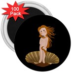 The Birth of Venus 3  Magnets (100 pack)
