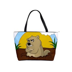 Groundhog Day Shoulder Handbags