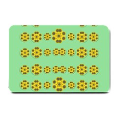 Sun Flowers For The Soul At Peace Small Doormat  by pepitasart