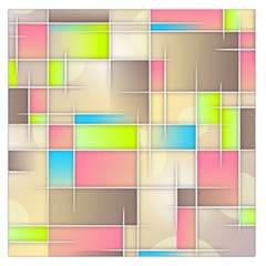 Background Abstract Grid Large Satin Scarf (square) by Nexatart