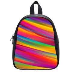 Colorful Background School Bag (small)